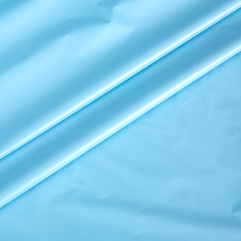 Низкий дышащий 2 слой 100% Blackout Tpu Film для занавеса Blue + Black Blackout Film