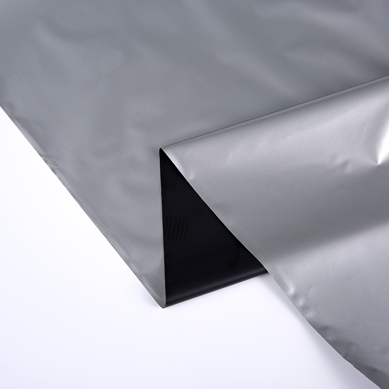 Низкий дышащий 2 -слой 100% Blackout TPU пленка для занавеса Silver + Black Black Blackout Film